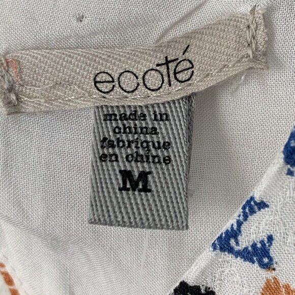 Urban Outfitters Ecote Guinevere Dress NEW Womens Medium White Cut Out Back - Picture 2 of 11